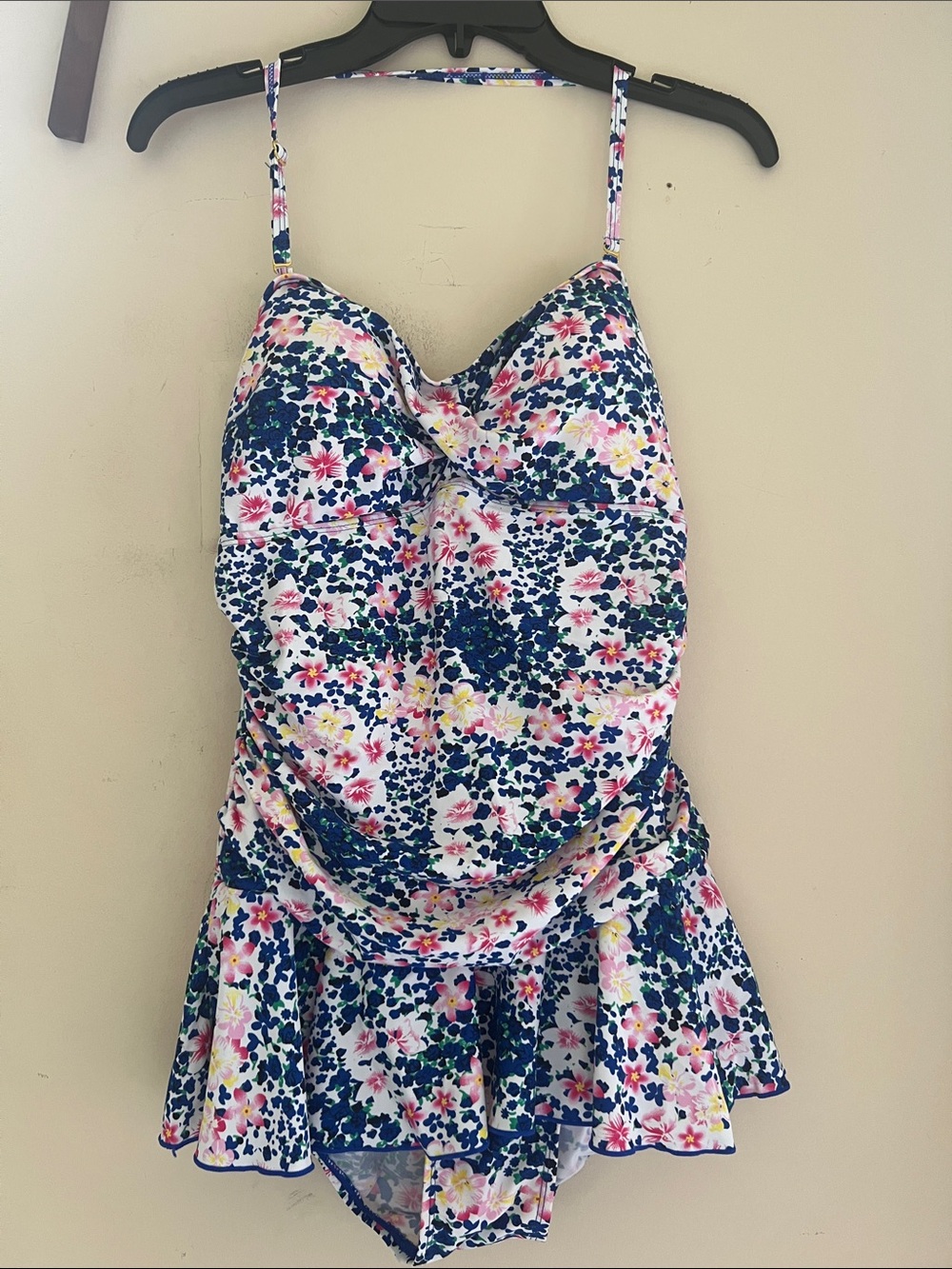 Shore Shapes One-Piece Swimdress with Ruffle Skirt